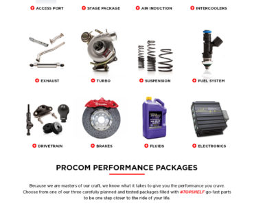 Procom Racing Shop Page